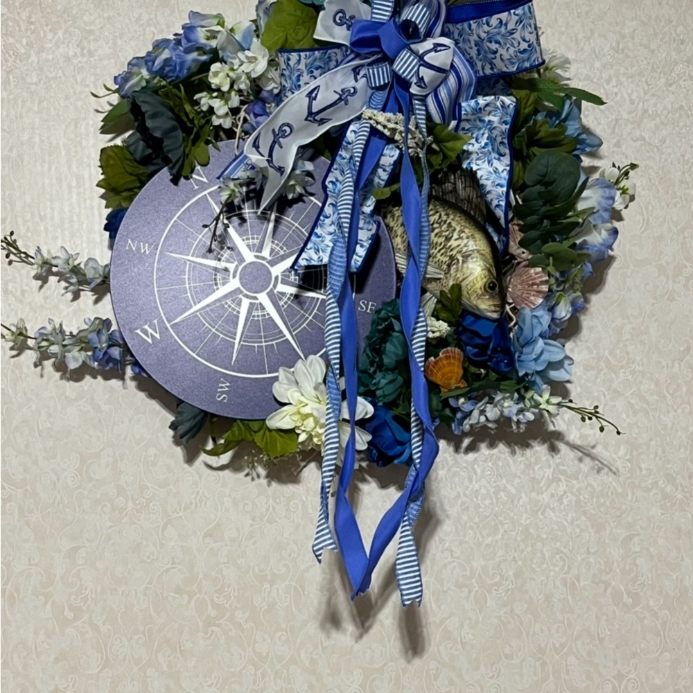 Homemade wreath grapevine